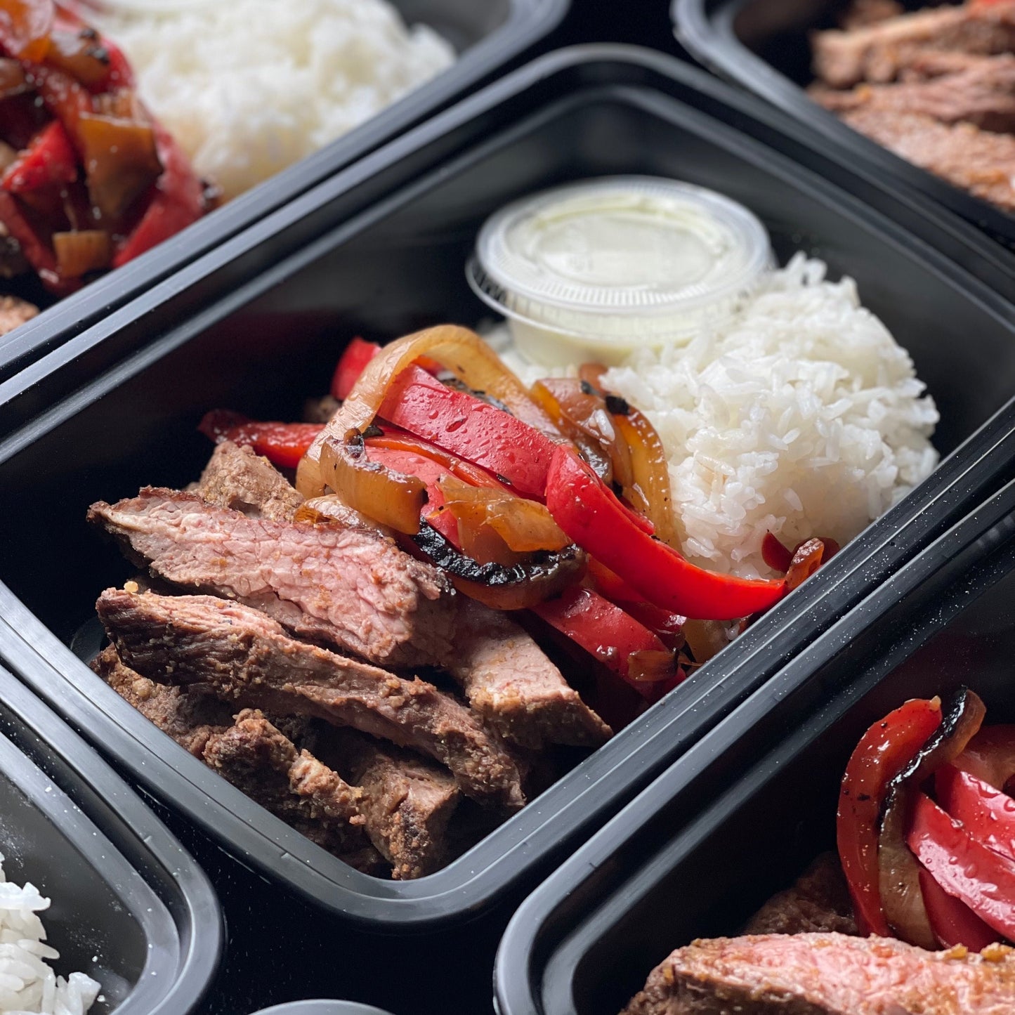 C. Fajita Steak Rice Bowl