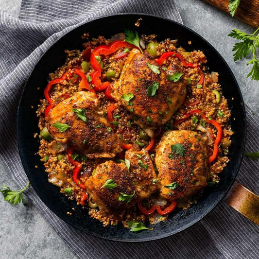 B. Mediterranean Chicken Thigh Plate *NEW*